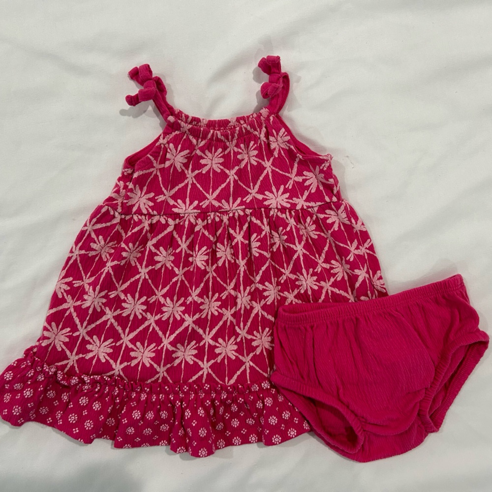 Carter’s 9 Months Baby Girl Dress with Bloomers